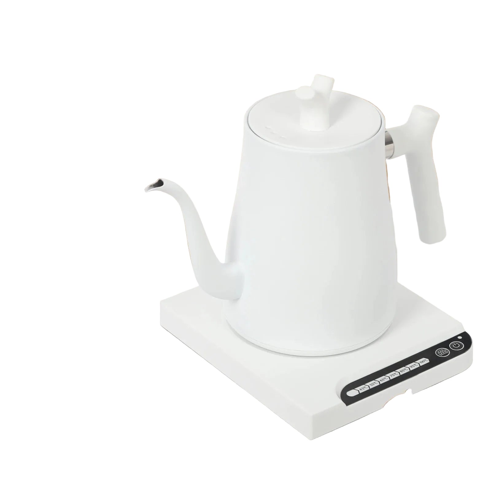 Bouilloire électrique col de cygne 1 L en acier inoxydable 304 – contrôle de température 1000 W pour café et thé