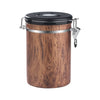 Boîte de conservation hermétique en acier inoxydable 304 1,8 L – Récipient pour grains de café, épices et aliments secs