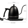 Bouilloire électrique 0,8 L à col de cygne avec maintien de température – versement précis pour café et infusion