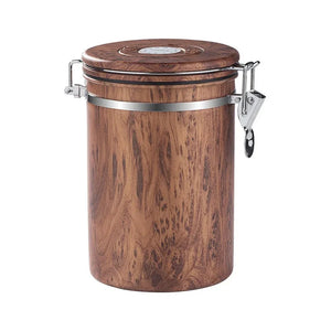Boîte de conservation hermétique en acier inoxydable 304 1,8 L – Récipient pour grains de café, épices et aliments secs