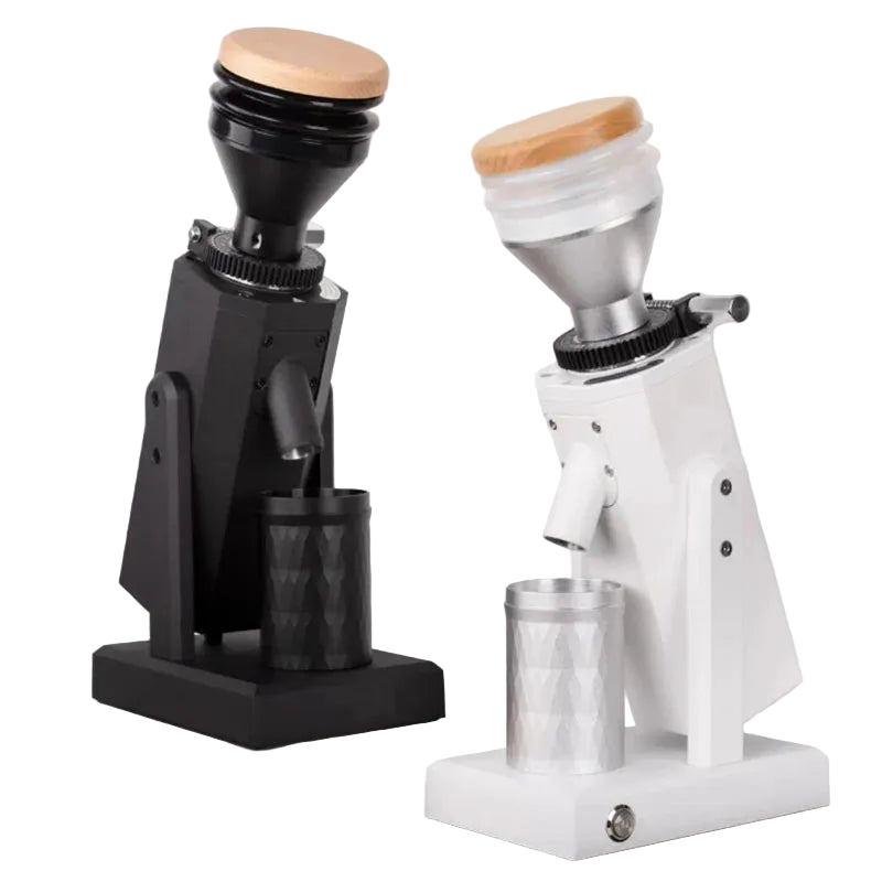 Moulin à café électrique à meules coniques 180 W avec trémie 450 g – Broyeur de grains portable pour espresso
