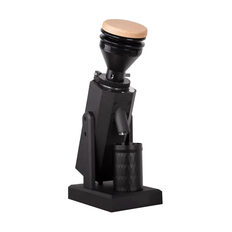 Moulin à café électrique à meules coniques 180 W avec trémie 450 g – Broyeur de grains portable pour espresso
